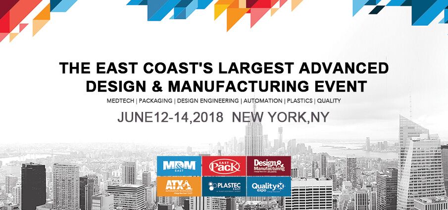 Meet us at MD&M East 2018 Booth #556