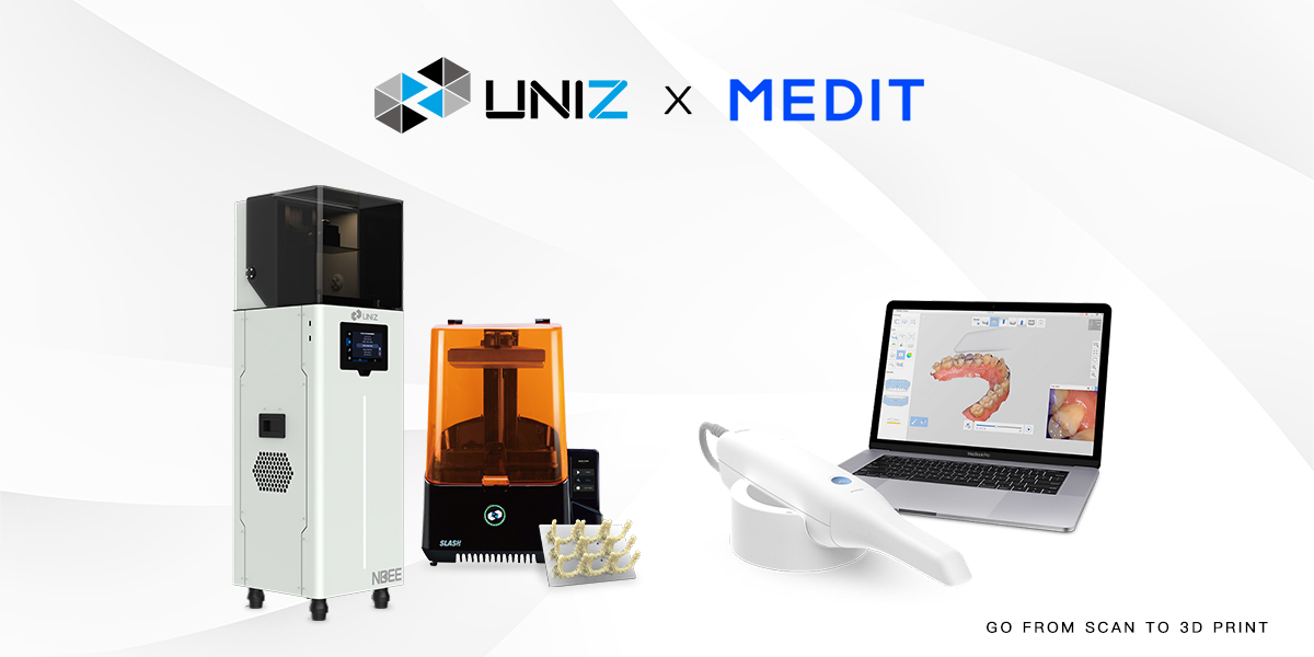 UNIZ partners with Medit to streamline chairside 3D printing